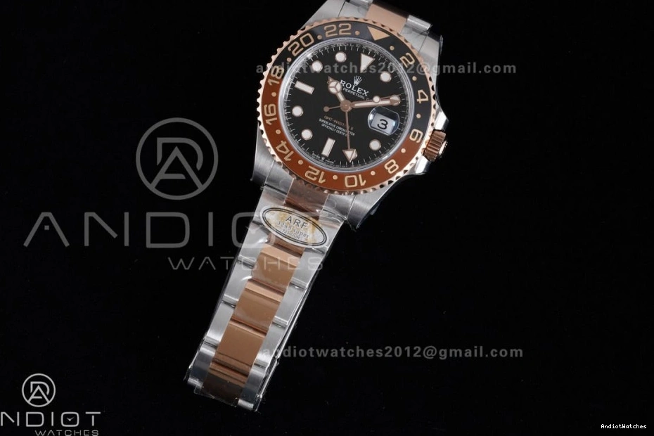 FastDry V 126711 Master RG Best CHNR II GMT on SH3285 855 New SS SS Edition 1:1 Bracelet ARF 904L 0520